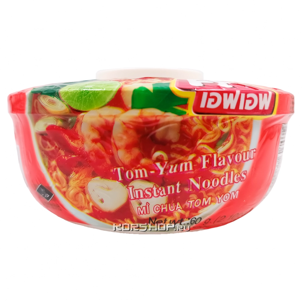 Рисовая лапша б/п со вкусом классического Том Ям Fashion Food, Таиланд, 60 г