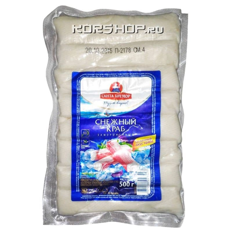 Крабовые палочки «Снежный краб», Санта Бремор, 500 г