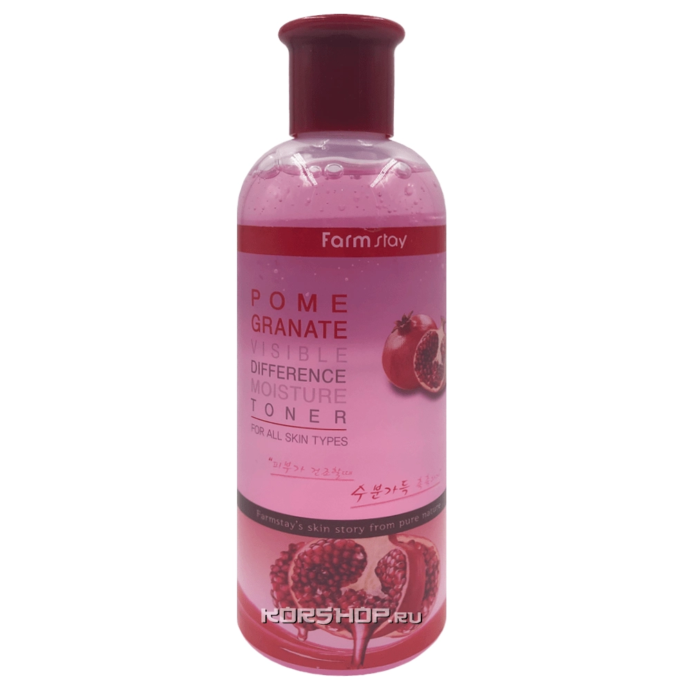 Увлажняющий тонер для лица с экстрактом граната FarmStay, Корея, 350 мл Увлажняющий тонер для лица с экстрактом граната FarmStay, Корея, 350 мл