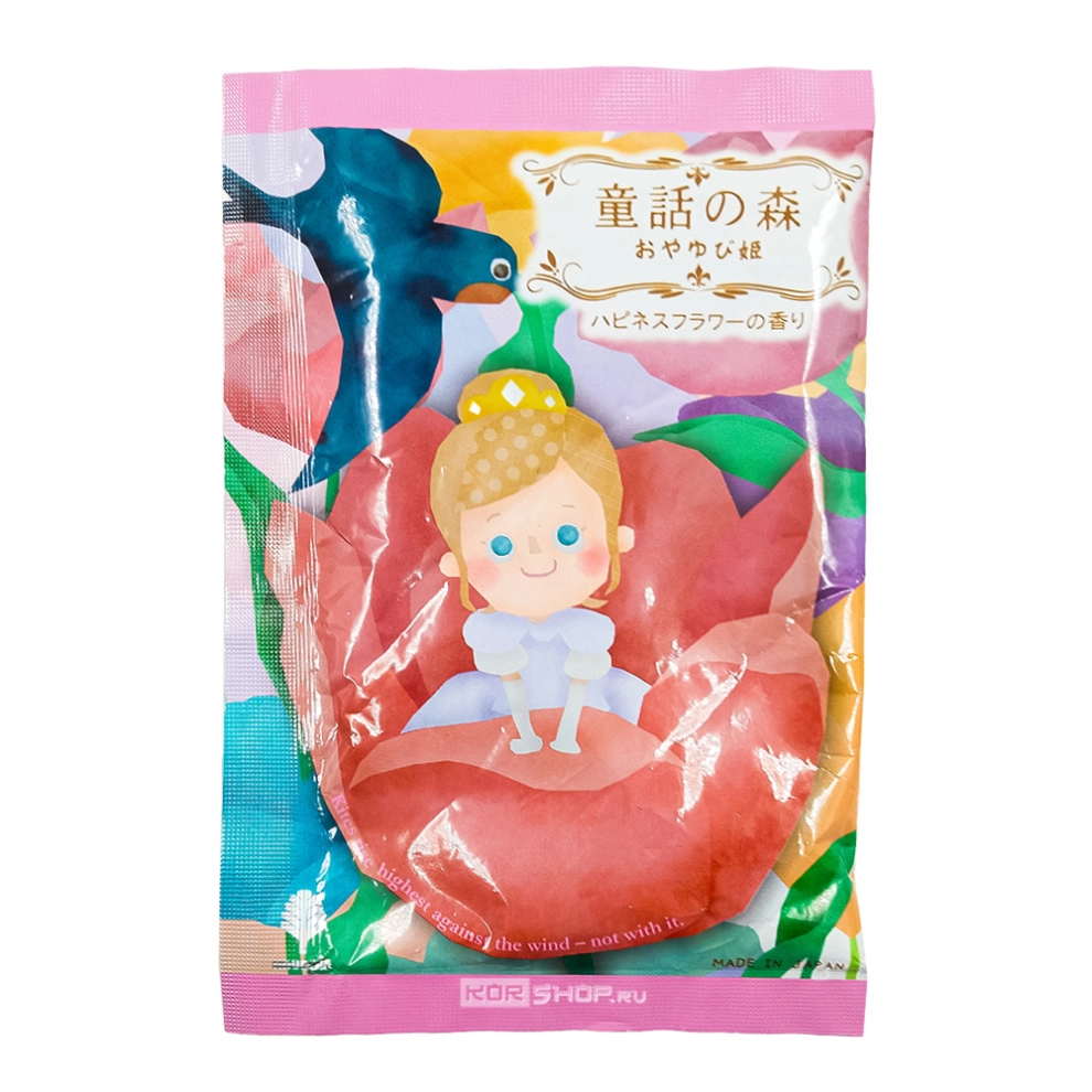 Соль для ванны расслабляющая с ароматом цветов Novopin Fairy Tales Bath Salt Kokubo, Япония, 50 г Соль для ванны расслабляющая с ароматом цветов Novopin Fairy Tales Bath Salt Kokubo, Япония, 50 г