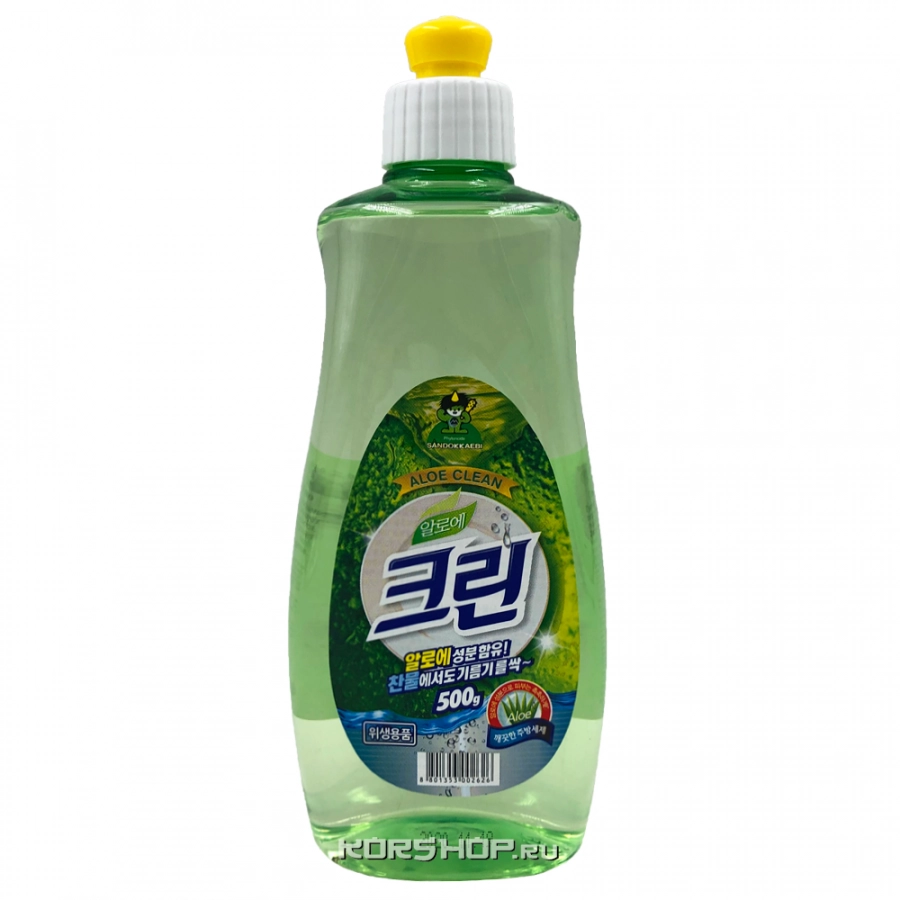 Гель для мытья посуды Aloe Clean Sandokkaebi, Корея, 500 г