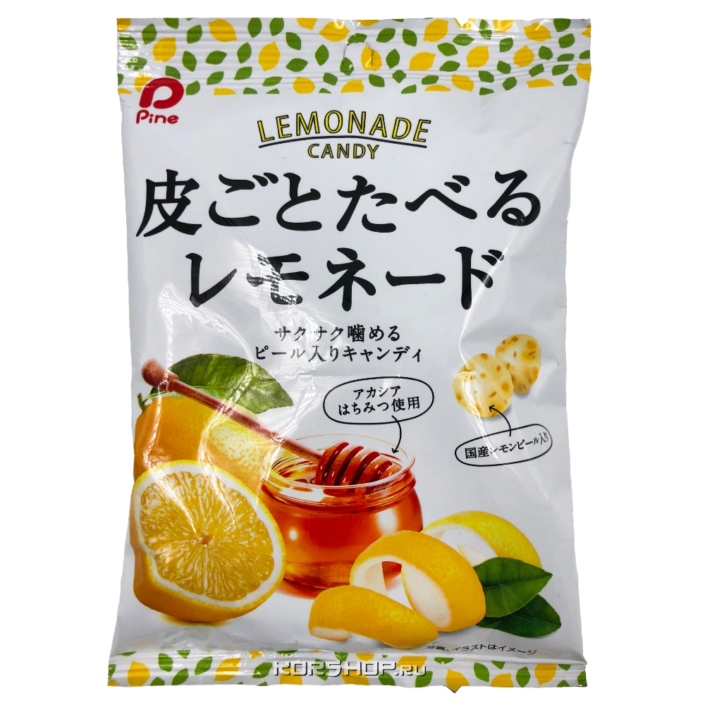 Леденцовая карамель Лимонно-медовая Pine, Япония, 85 г. Леденцовая карамель Лимонно-медовая Pine, Япония, 85 г.
