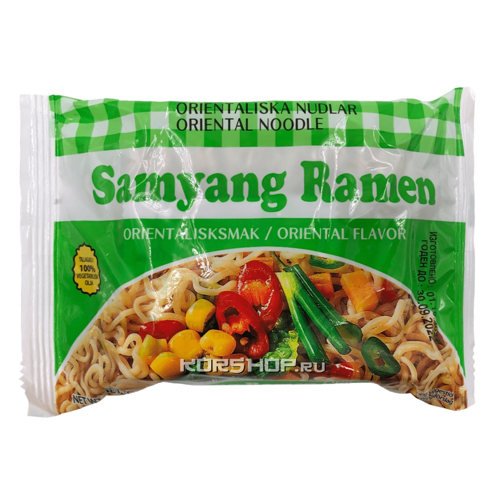 Лапша б/п в азиатском стиле Oriental Flavor Samyang, Корея, 85 г. Лапша б/п в азиатском стиле Oriental Flavor Samyang, Корея, 85 г.