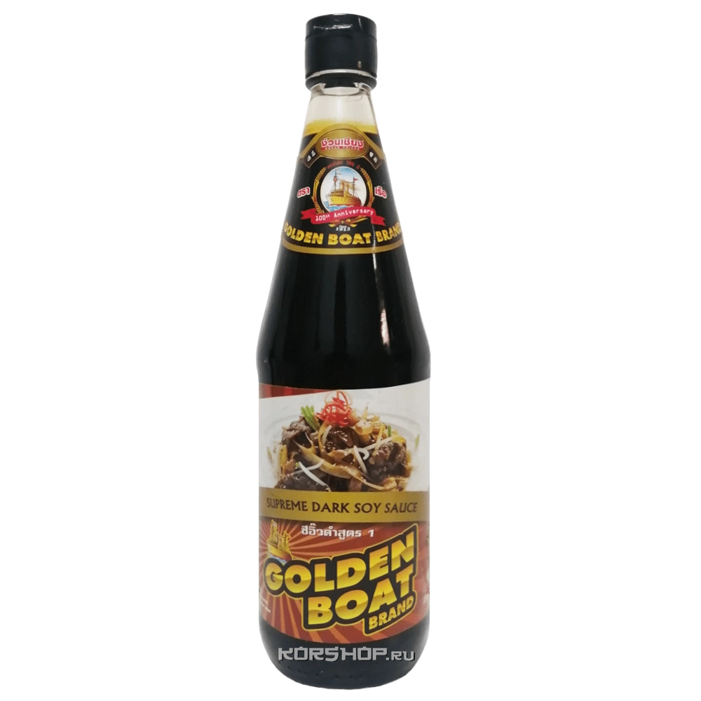 Темный соевый соус Высший Сорт Golden Boat, Таиланд, 700 мл