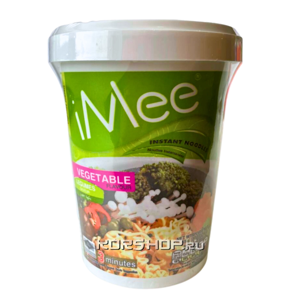 Лапша быстрого приготовления овощная iMee, Таиланд, 65 г Лапша быстрого приготовления овощная iMee, Таиланд, 65 г