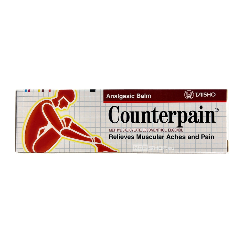 Обезболивающий бальзам анальгетик Analgesic Balm Counterpain Taisho, Таиланд, 30 г