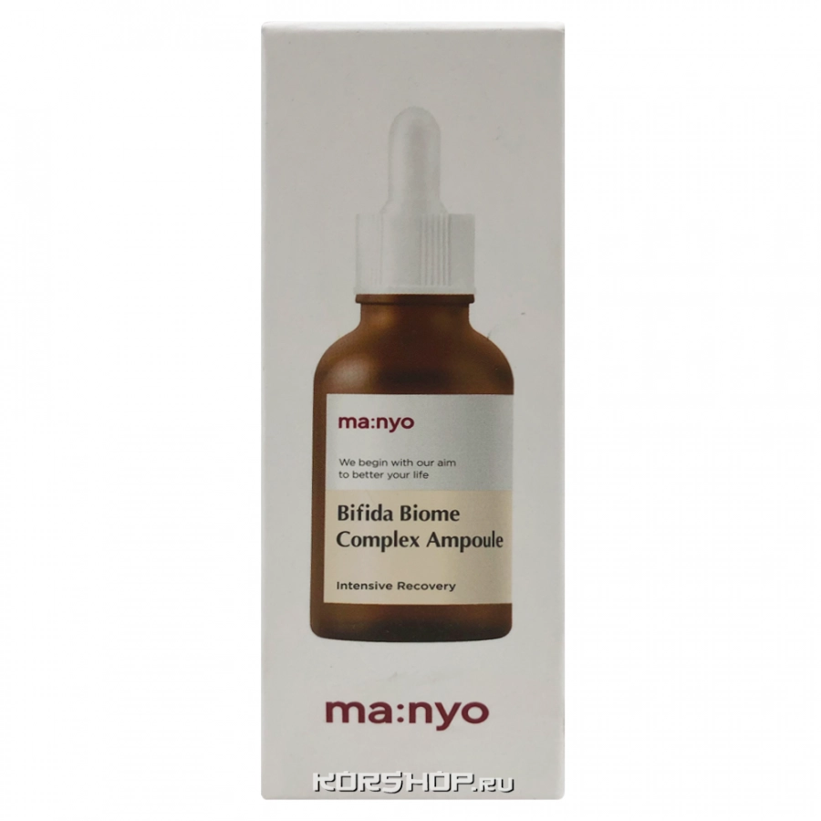 Омолаживающая сыворотка для лица с бифидобактериями Bifida Biome Complex Ampoule Manyo, Корея, 50 мл