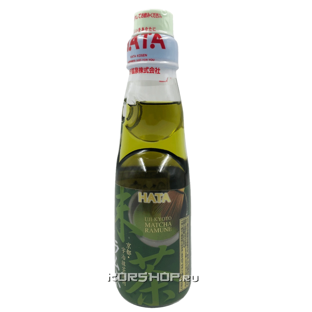Газированный напиток со вкусом зеленого чая Рамунэ Hata, Япония, 200 мл Газированный напиток со вкусом зеленого чая Рамунэ Hata, Япония, 200 мл