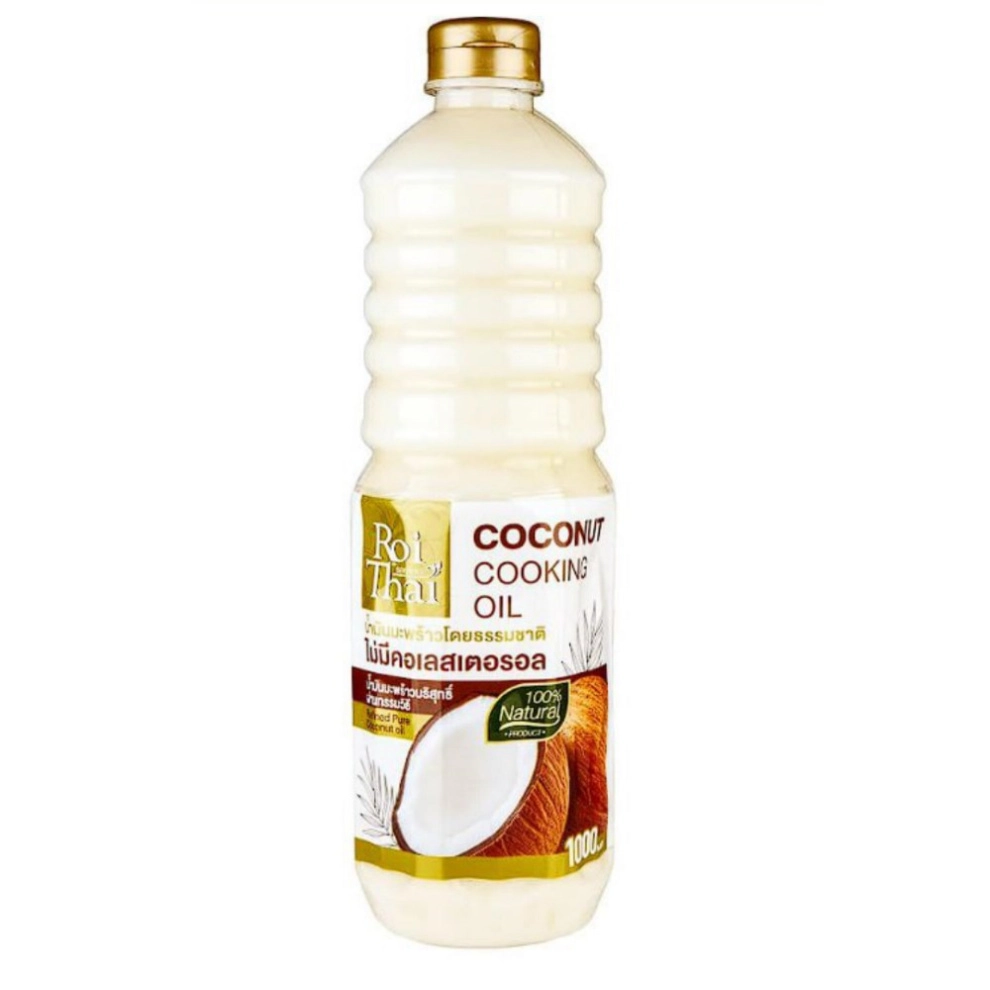 Рафинированное кокосовое масло Roi Thai, Таиланд, 1 л Рафинированное кокосовое масло Roi Thai, Таиланд, 1 л