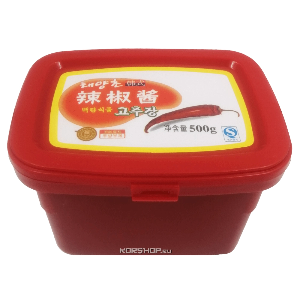 Красная перцовая соевая паста Кочудян, Китай, 500 г
