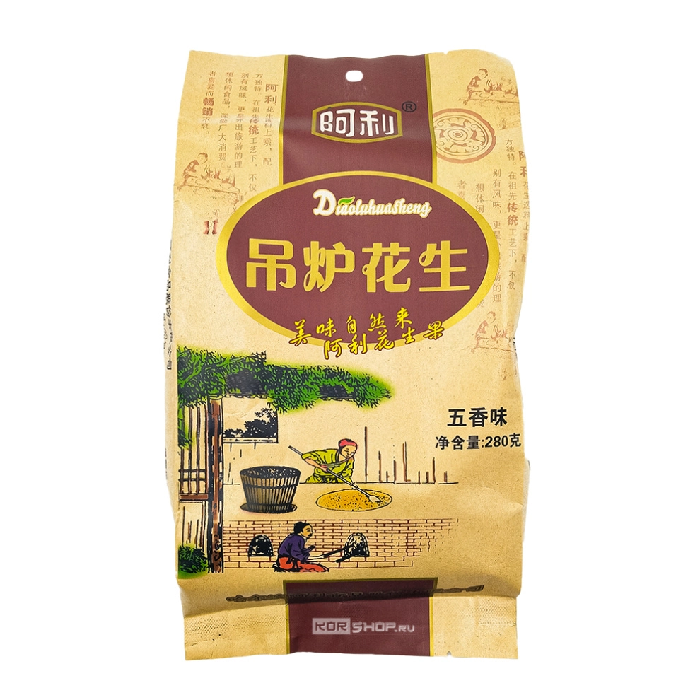 Арахис жареный традиционный пряный Ali Diaolu Huasheng (Китай), 280 г Арахис жареный традиционный пряный Ali Diaolu Huasheng (Китай), 280 г