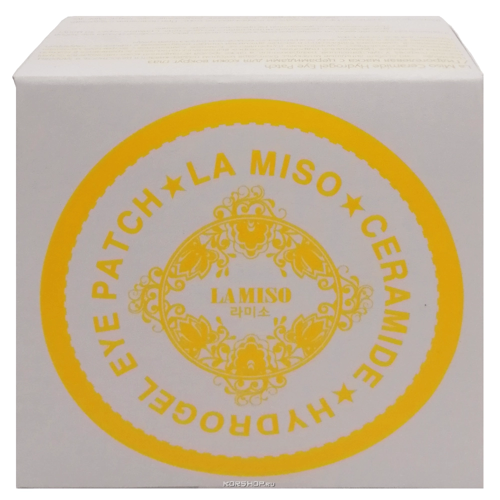 Гидрогелевые патчи для кожи вокруг глаз с церамидами от La Miso, Корея
