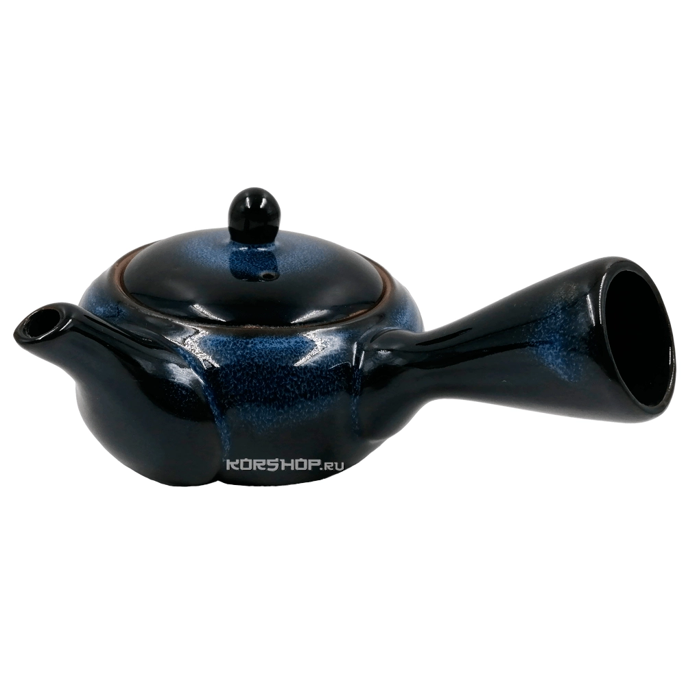 Чайник кусю синий «Океан», Япония, 360 мл