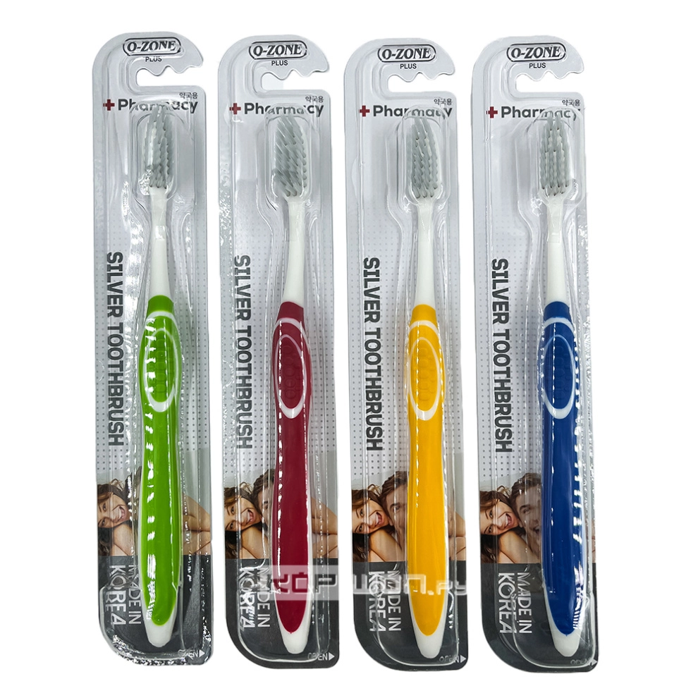 Зубная щетка с ионами серебра O-Zone, Корея, 22 г Зубная щетка с ионами серебра O-Zone, Корея, 22 г