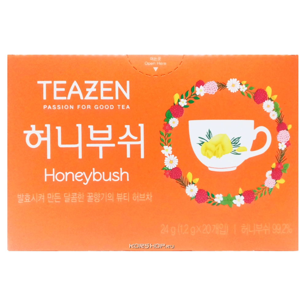 Чай «Ханибуш» Teazen (1,2 г*20 шт.), Корея, 24 г Чай «Ханибуш» Teazen (1,2 г*20 шт.), Корея, 24 г