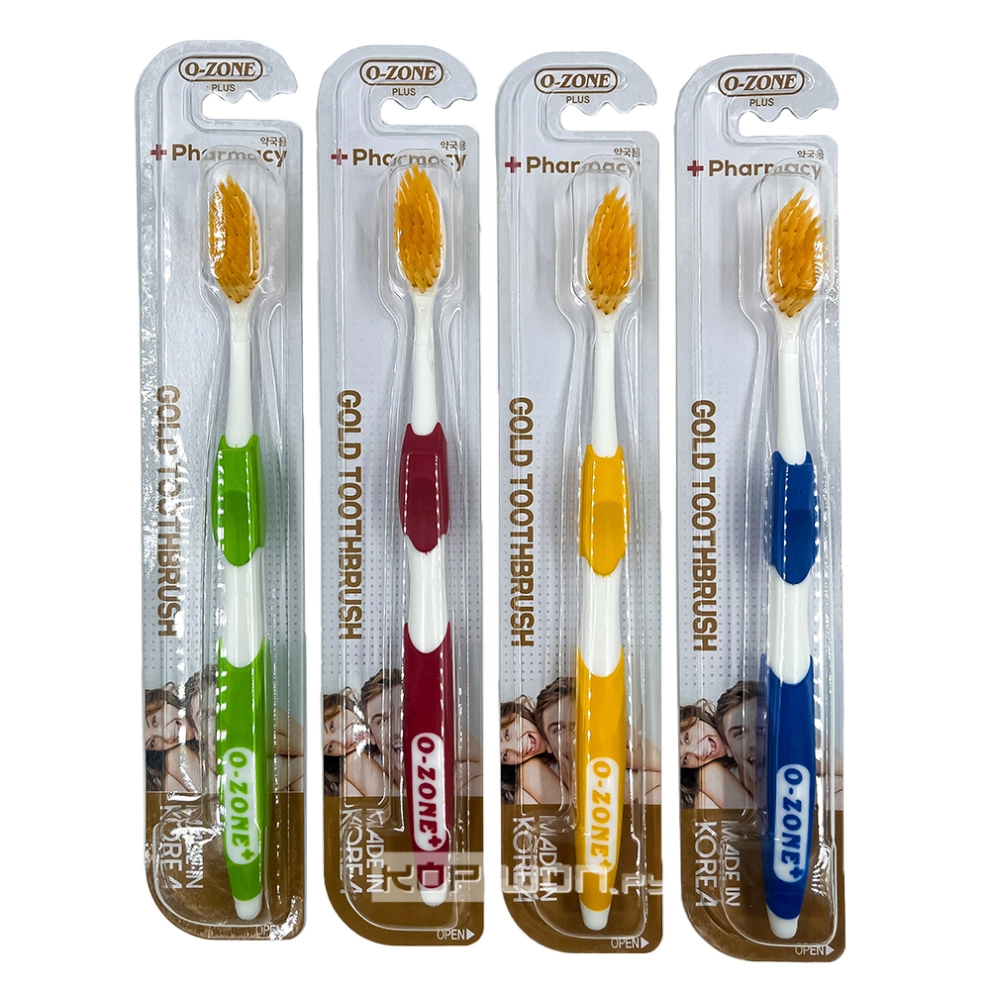 Зубная щетка с ионами золота O-Zone, Корея, 22 г Зубная щетка с ионами золота O-Zone, Корея, 22 г