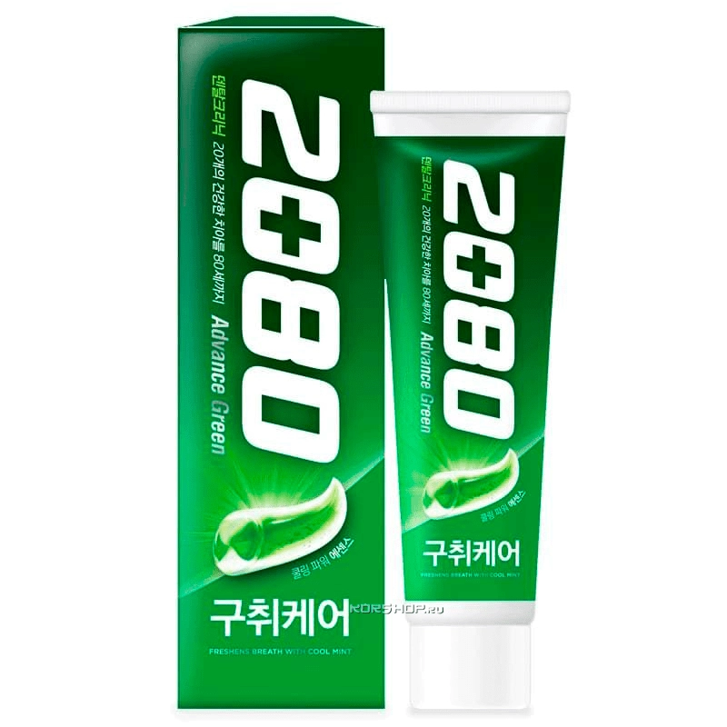 Зубная паста СУПЕР ЗАЩИТА ГРИН 2080 Корея, 120г
