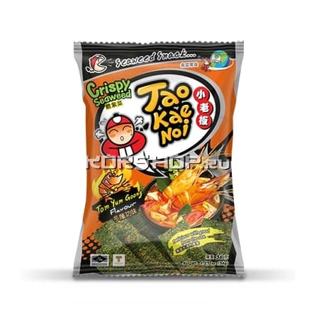 Снек из морских водорослей «Хрустли» со вкусом Том Ям, Таиланд, 32 г