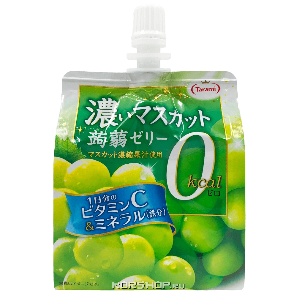 Питьевое желе с конняку со вкусом муската Tarami (0 ккал), Япония, 150 г
