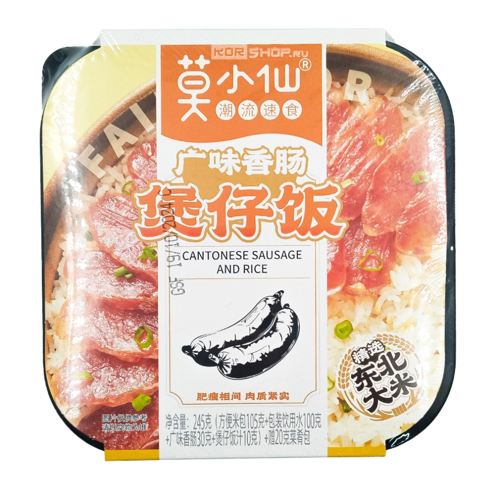 Рис б/п саморазогревающийся с кантонской ветчиной Fairie Mor, Китай, 265 г Рис б/п саморазогревающийся с кантонской ветчиной Fairie Mor, Китай, 265 г