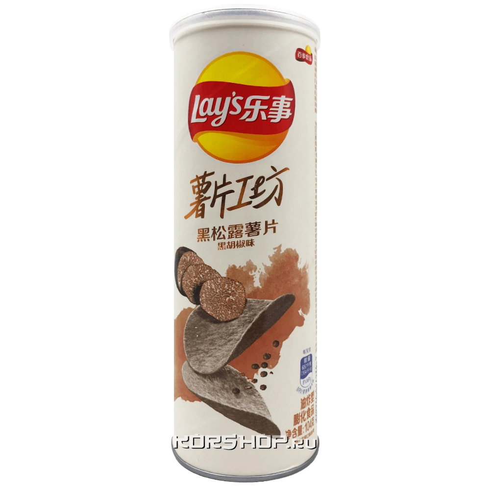 Чипсы с черным трюфелем Lay's, Китай, 104 г Чипсы с черным трюфелем Lay's, Китай, 104 г