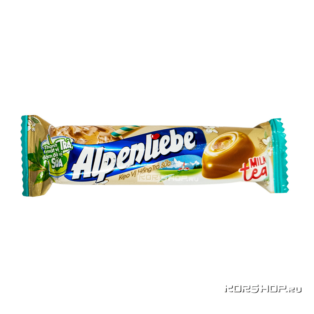 Леденцовая карамель со вкусом чая с молоком Alpenliebe, Вьетнам, 32 г Леденцовая карамель со вкусом чая с молоком Alpenliebe, Вьетнам, 32 г