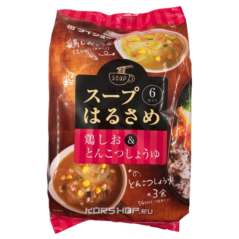 Суп Харусаме Курица и Тонкацу Daisho (6 порций), Япония, 95,7 г Суп Харусаме Курица и Тонкацу Daisho (6 порций), Япония, 95,7 г