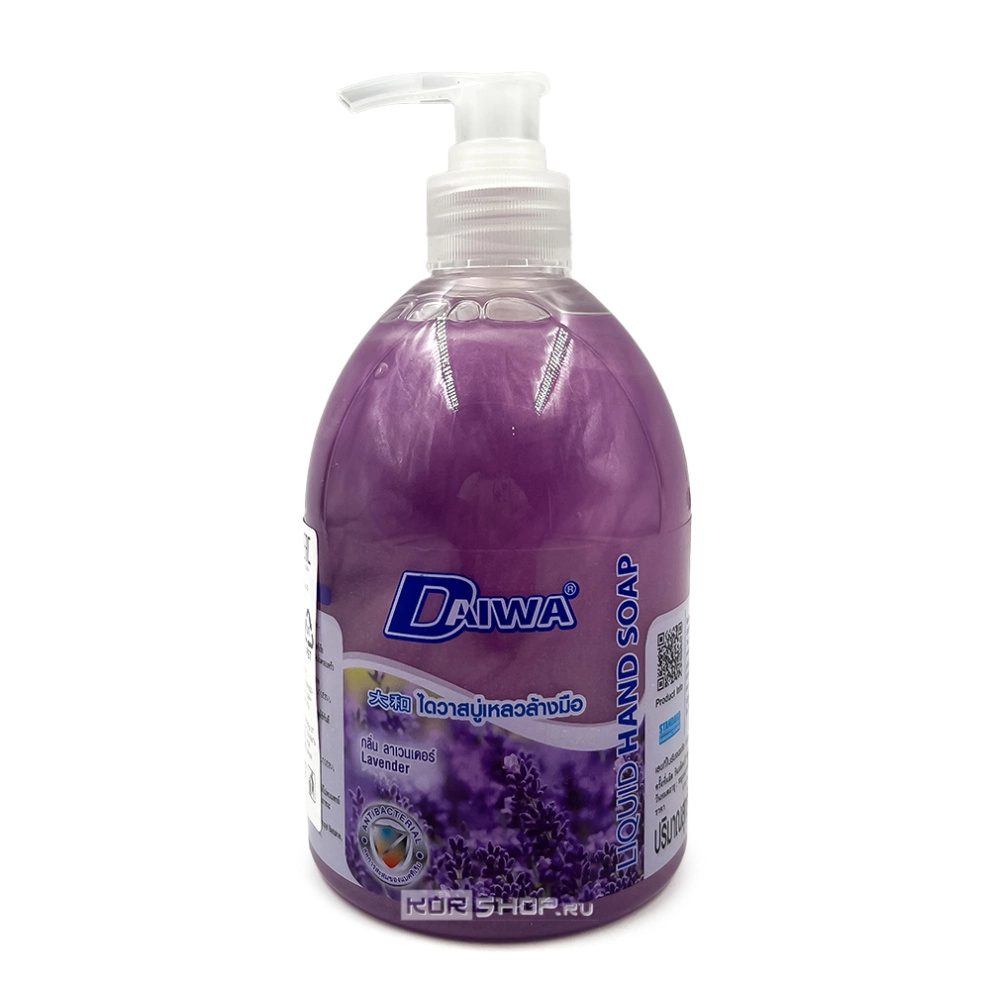 Жидкое мыло для рук антибактериальное с ароматом лаванды Daiwa, Таиланд, 500 мл
