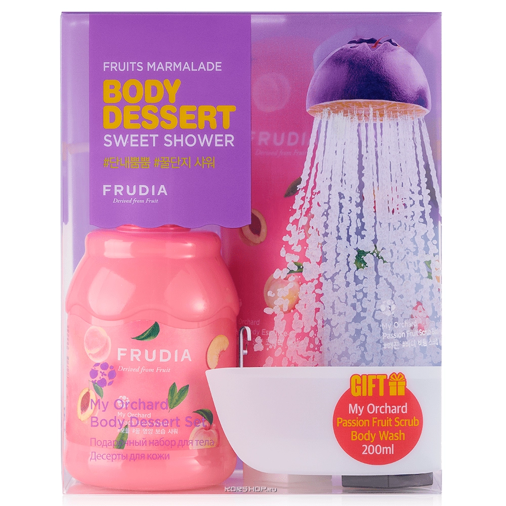 Подарочный набор для тела My Orchard (персик + маракуйя) Frudia, Корея