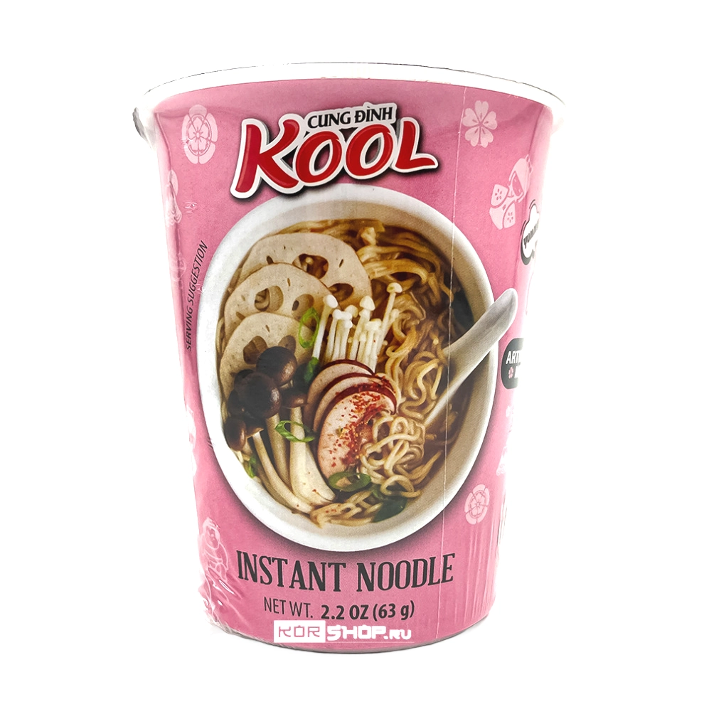 Лапша б/п со вкусом Куриного Мисо Kool, Вьетнам, 63 г