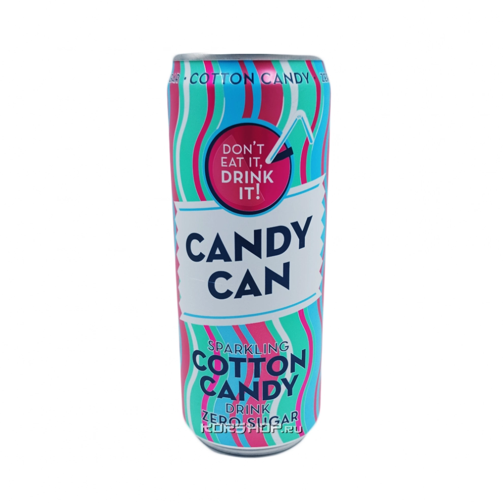 Напиток б/а сильногазированный Cotton Candy Can Zero, Нидерланды, 330 мл