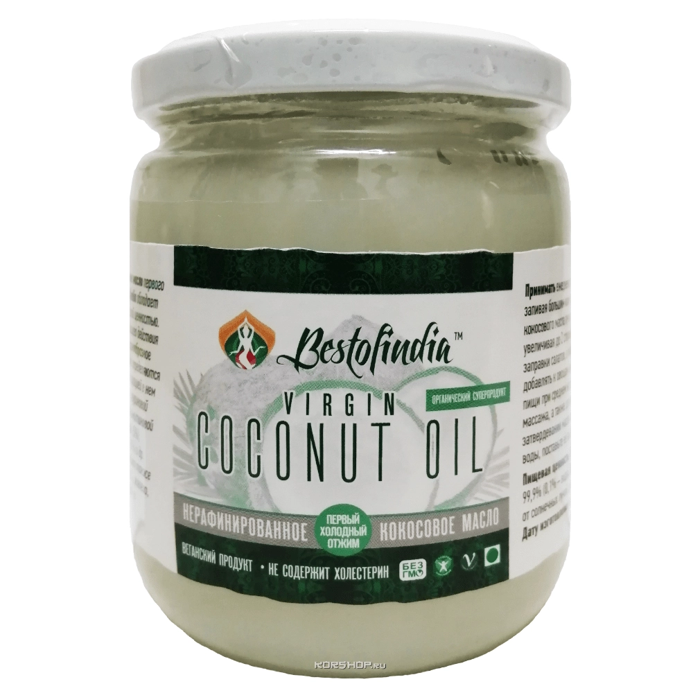 Кокосовое масло Bestofindia (стекло), Индия, 500 мл Кокосовое масло Bestofindia (стекло), Индия, 500 мл