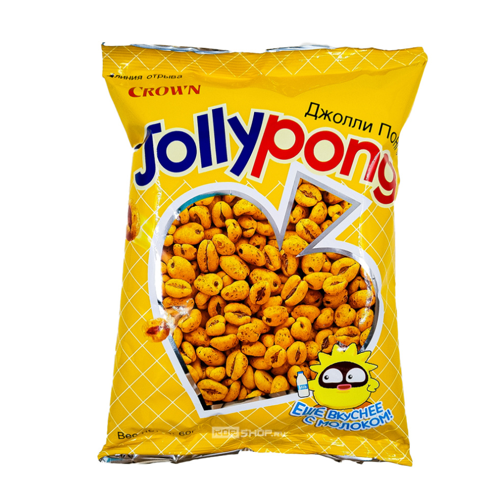 Воздушные пшеничные зерна Джолли понг (Jolly Pong) 60 г
