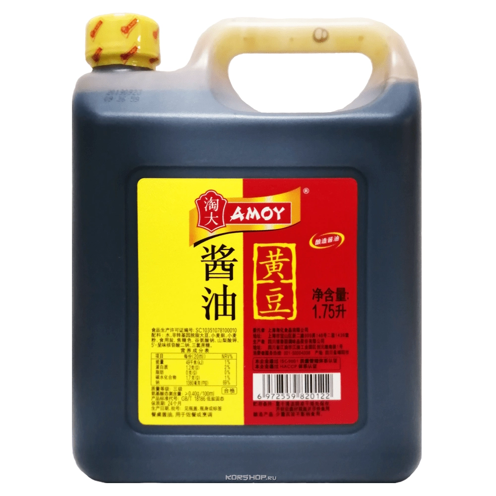 Соевый соус Амой/Amoy, Китай, 1,75 л Соевый соус Амой/Amoy, Китай, 1,75 л