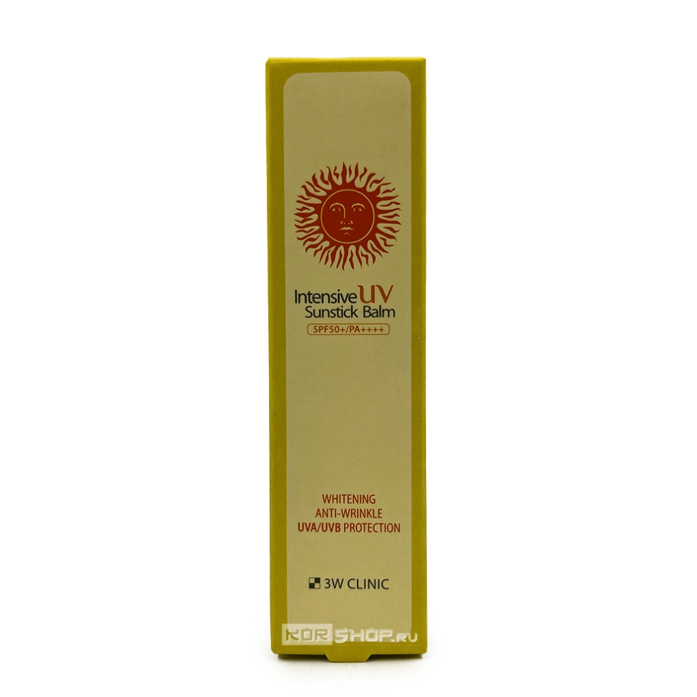 Интенсивный солнцезащитный стик Intensive UV Sunstick Balm 3W Clinic, Корея, 10 г Интенсивный солнцезащитный стик Intensive UV Sunstick Balm 3W Clinic, Корея, 10 г