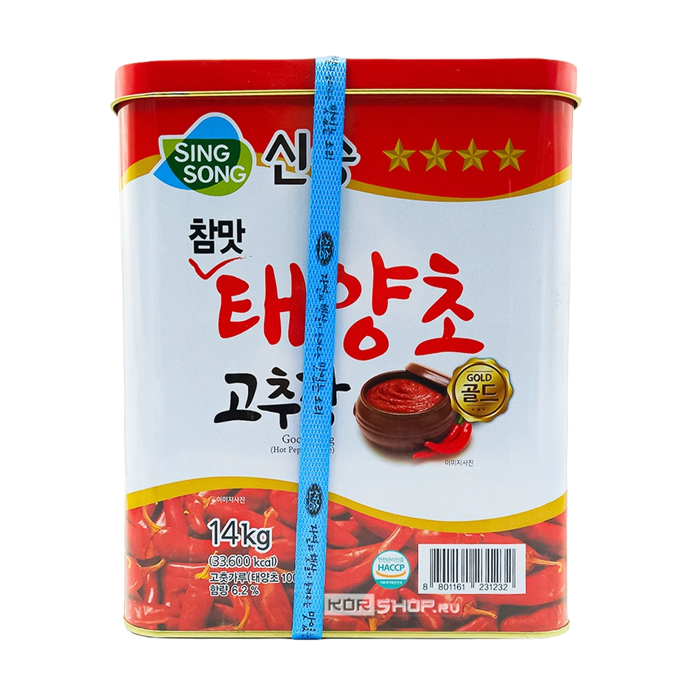 Острая перцовая паста Кочудян, Корея 14 кг