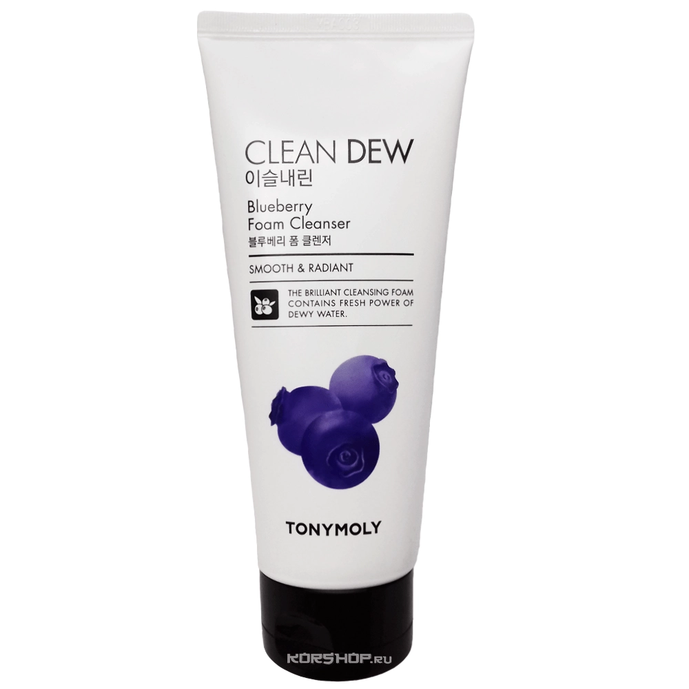 Очищающая пенка для лица с экстрактом черники Clean Dew Tony Moly, Корея, 180 мл Очищающая пенка для лица с экстрактом черники Clean Dew Tony Moly, Корея, 180 мл