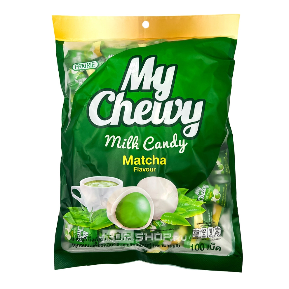 Молочные ириски с желейной начинкой Матча My Chewy, Китай, 360 г Молочные ириски с желейной начинкой Матча My Chewy, Китай, 360 г