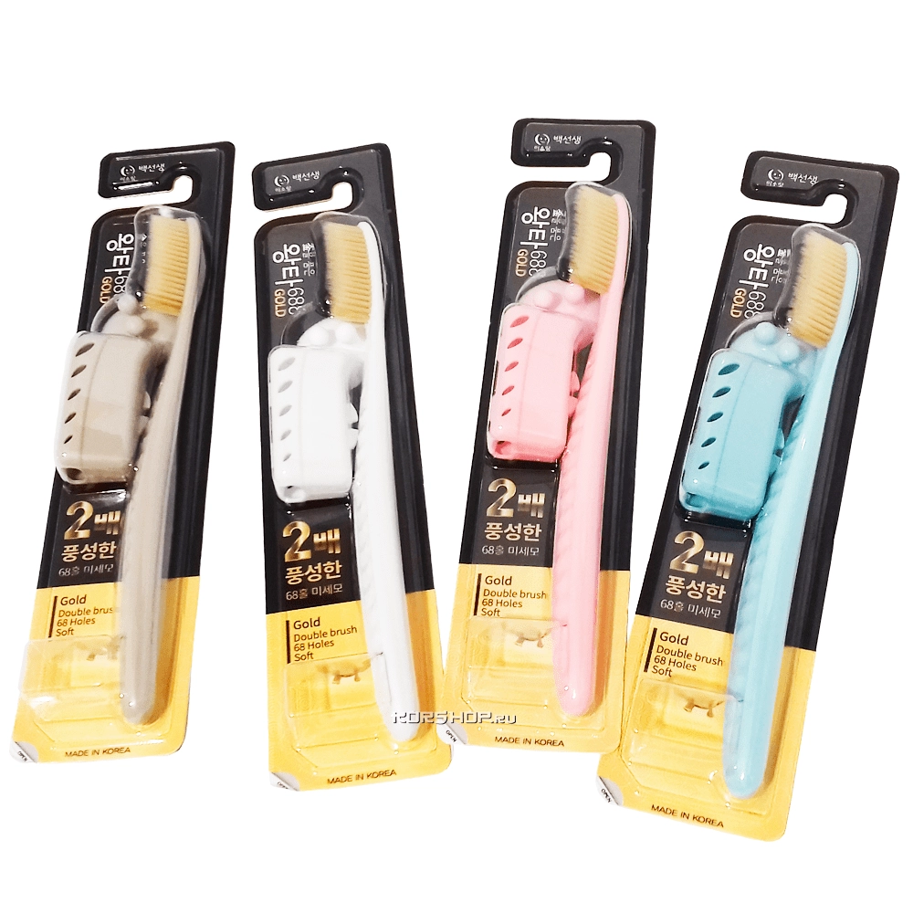 Зубная щетка с ионами золота Wang Ta (gold) Misorang, Корея Зубная щетка с ионами золота Wang Ta (gold) Misorang, Корея