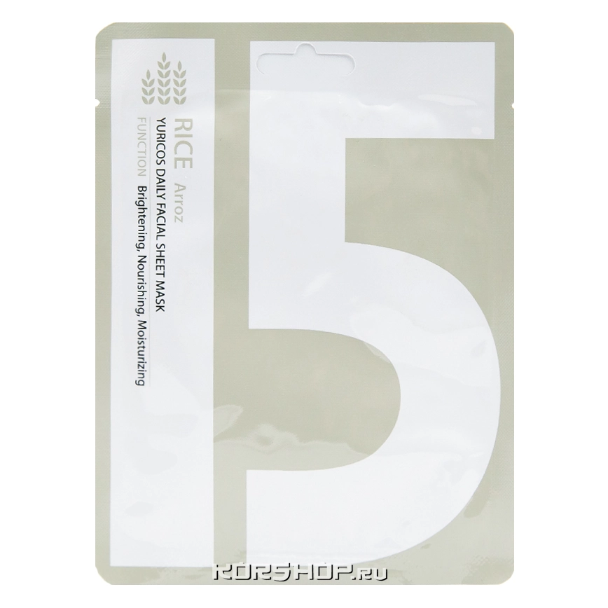 Тканевая маска для лица с рисом Yuricos, Корея, 22 мл Тканевая маска для лица с рисом Yuricos, Корея, 22 мл