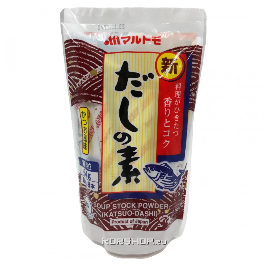 Рыбный бульон Даши-но-мото Marutomo, Япония, 64 г Рыбный бульон Даши-но-мото Marutomo, Япония, 64 г