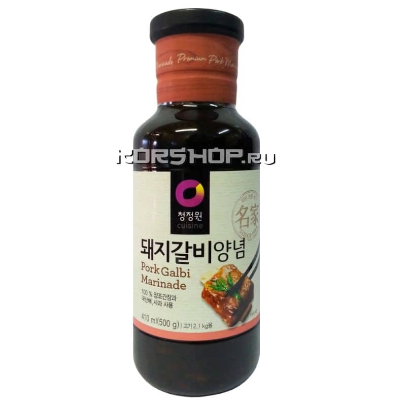 Корейский маринад для свиных рёбрышек Тведи Кальби Daesang, Корея,  (410 мл) 500 г