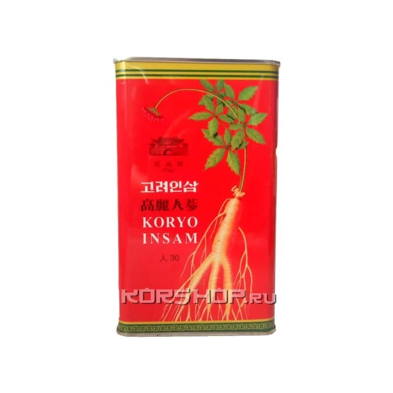 Женьшень корейский красный 6-летний сушеные корни (KORYO INSAM) Корея 75 г Женьшень корейский красный 6-летний сушеные корни (KORYO INSAM) Корея 75 г