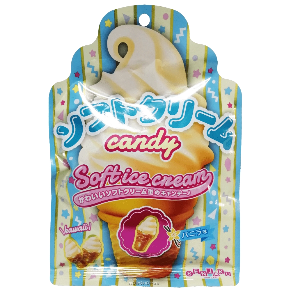 Карамель со вкусом мягкого мороженого Senjaku, Япония, 67 г