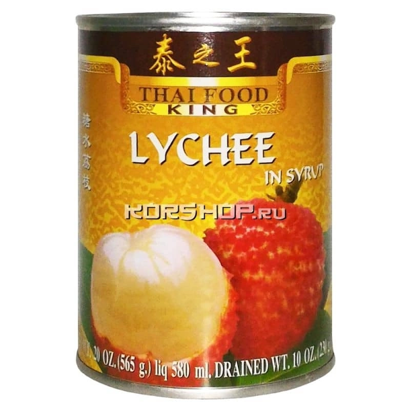 Личи в сиропе Thai Food King, Таиланд, 565 г Личи в сиропе Thai Food King, Таиланд, 565 г