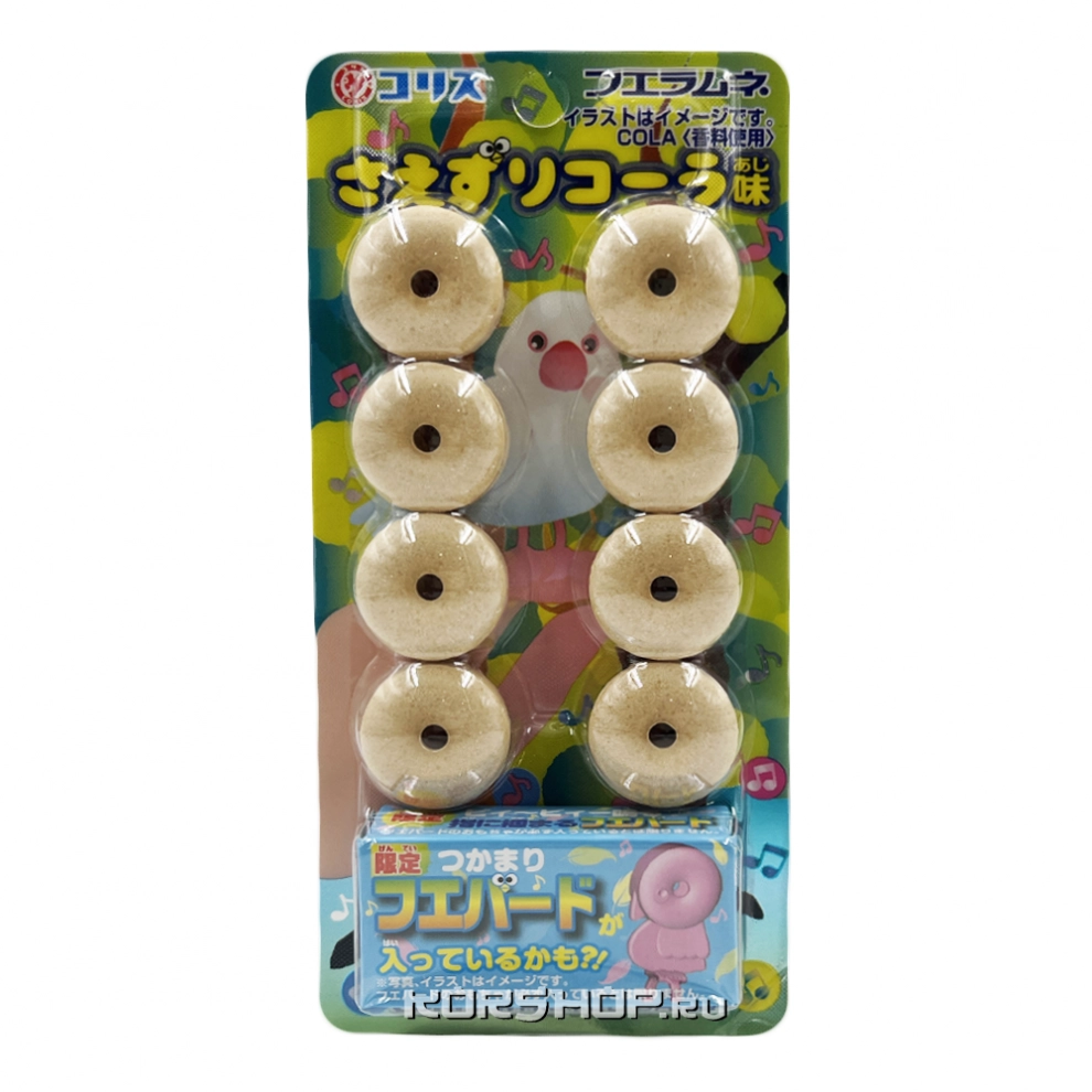 Конфета-свисток со вкусом колы Whistle Candy Twitter Cola Coris, Япония, 22 г Конфета-свисток со вкусом колы Whistle Candy Twitter Cola Coris, Япония, 22 г