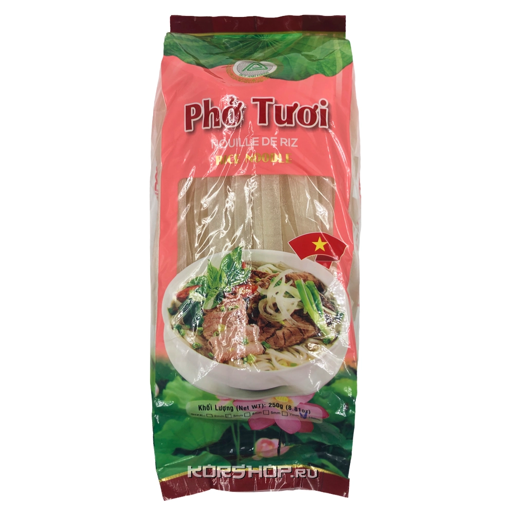 Рисовая лапша 10 мм Duy Anh, Вьетнам, 250 г.