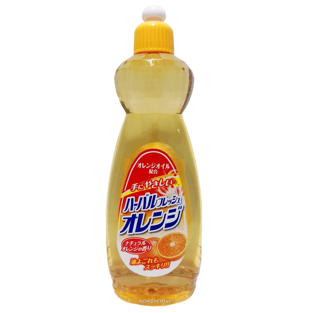Средство для мытья посуды, фруктов и овощей с ароматом апельсина Mitsuei, Япония, 600 мл Средство для мытья посуды, фруктов и овощей с ароматом апельсина Mitsuei, Япония, 600 мл