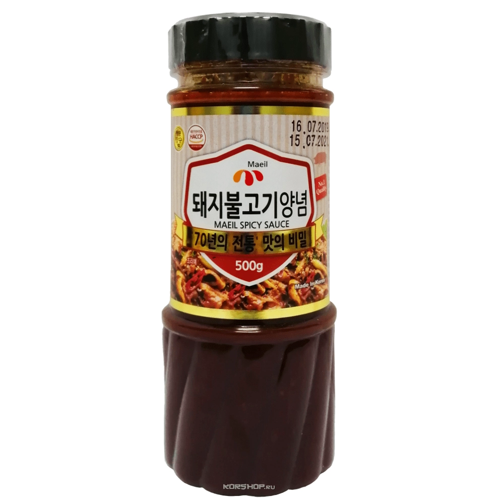 Острый соус маринад барбекю для свинины Бульгоги Kossia Maeil Foods, Корея, 500 г Острый соус маринад барбекю для свинины Бульгоги Kossia Maeil Foods, Корея, 500 г