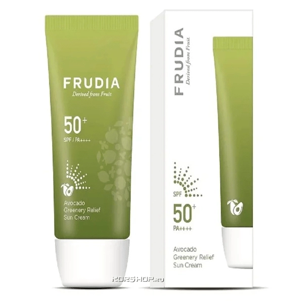 Солнцезащитный восстанавливающий крем с экстрактом авокадо SPF 50+ PA++++ Frudia, Корея, 50 мл Солнцезащитный восстанавливающий крем с экстрактом авокадо SPF 50+ PA++++ Frudia, Корея, 50 мл